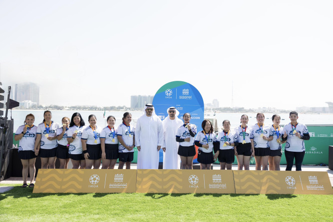 Sheikh Mohammed bin Sultan bin Khalifa Al Nahyan Crowns Dragon Boat Champions at the Abu Dhabi Masters Games 2026