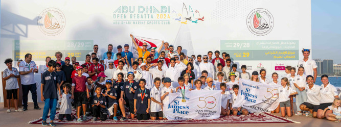 International Participation Shines as 117 Sailors Conclude the Fourth Station of the UAE Modern Sailing Championship in Abu Dhabi