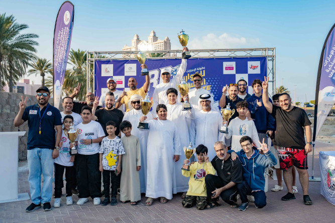 Jumaa Al Tayer Crowned Champion of the Professional Category in the UAE Remote-Control Boat Championship